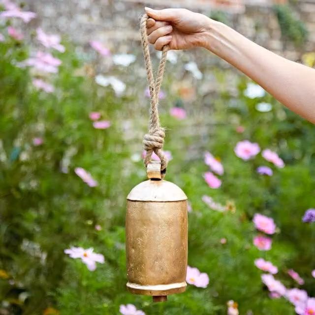 Paper High Kapani Large Gold Iron Cow Bell – 1