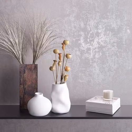 Galerie 58002 White Industrial Effects Abstract Non-Woven Wallpaper – 2