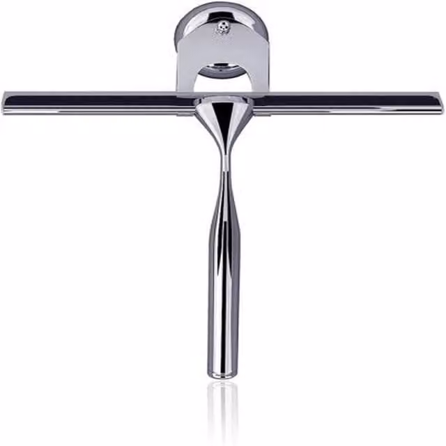VOGREX Stainless Steel Window and Shower Squeegee Cleaner in Silver – 1