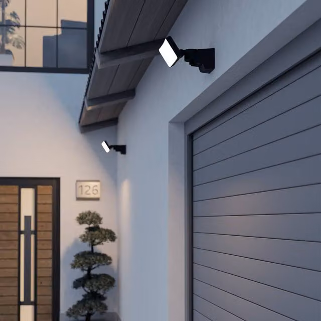 Eglo EPIFANO 50W LED Floodlight, Black Aluminium, IP65 Weatherproof, Tri-Colour CCT – 1