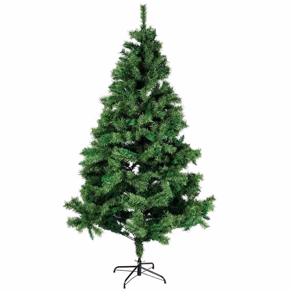Santaco Green Christmas Tree with 797 PVC Tips and Metal Base, Height: 2.1 m – 2