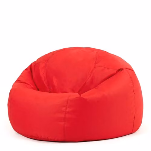 ICON Kingston Classic Indoor Outdoor Bean Bag Chair in Red and Yellow