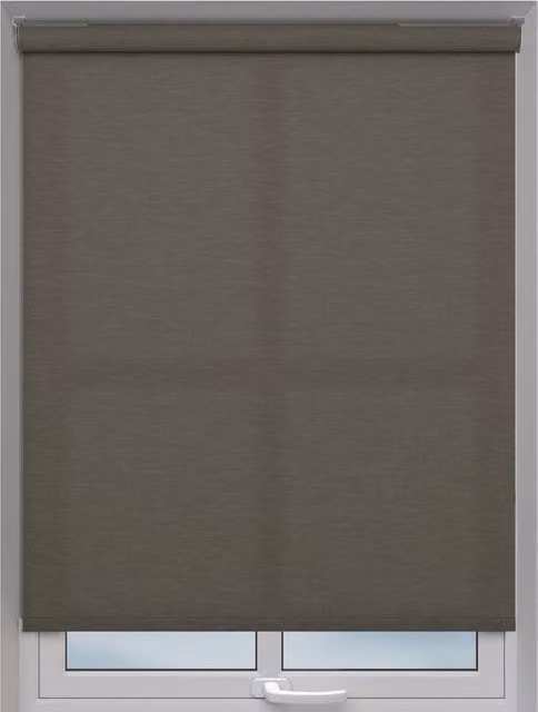 Terrys Kaya Made to Measure Semi-Transparent Textile Roller Blind in Black or Grey