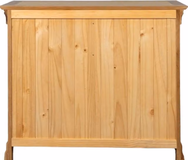 Elm Home And Garden Rustic Solid Oak 4+3 Chest of Drawers in Light Oak Brown, W: 110.0 cm, H: 90.0 cm, D: 43.0 cm – 1