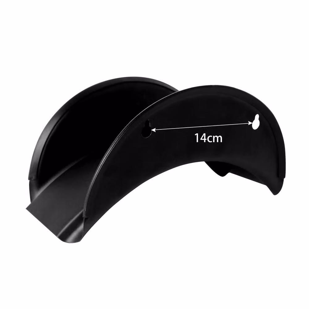 Floragard Black Metal Wall-Mounted Hose Holder and Bracket – 3