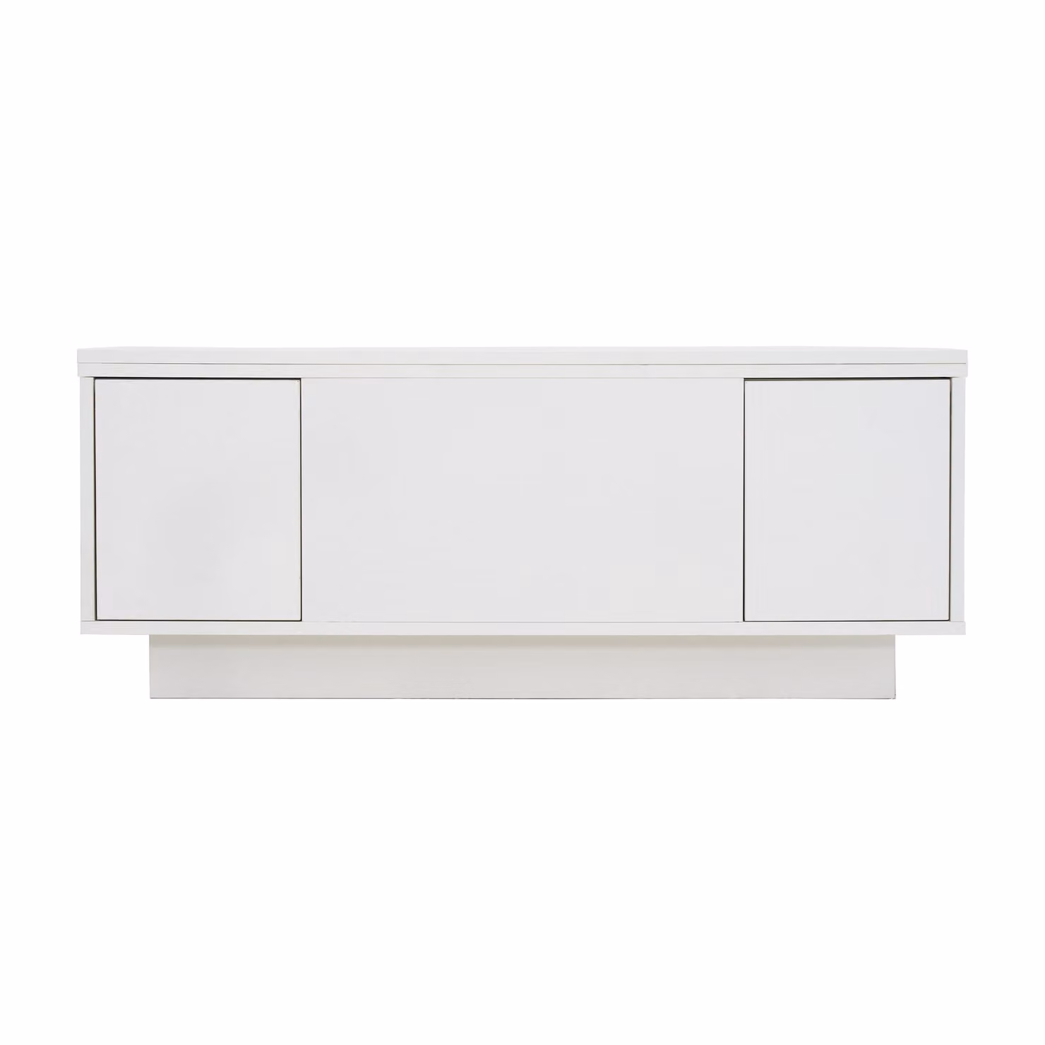 Aosom UK White Lift-Up Coffee Table with 2 Doors, 2 Liftable Tops and Hidden Storage, W: 100 cm, D: 50 cm, H: 55.5 cm – 2