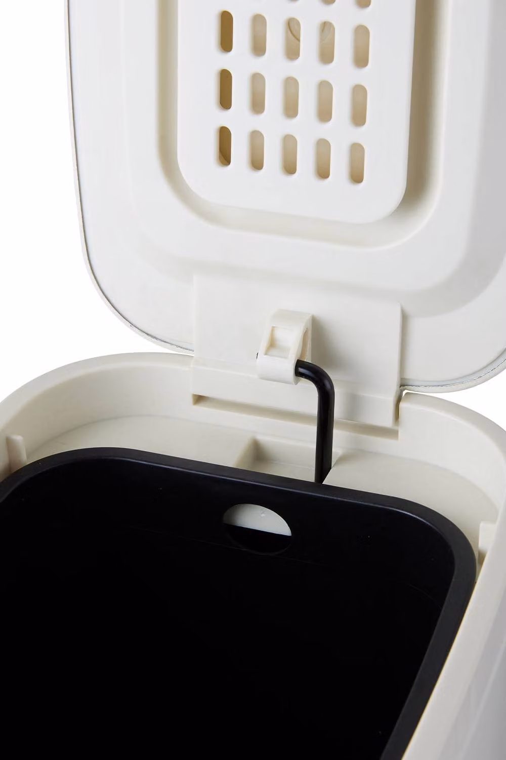 Garden Sanctuary Slim Pedal Rubbish Bin with Soft Close Lid and Odour Filter, White – 2