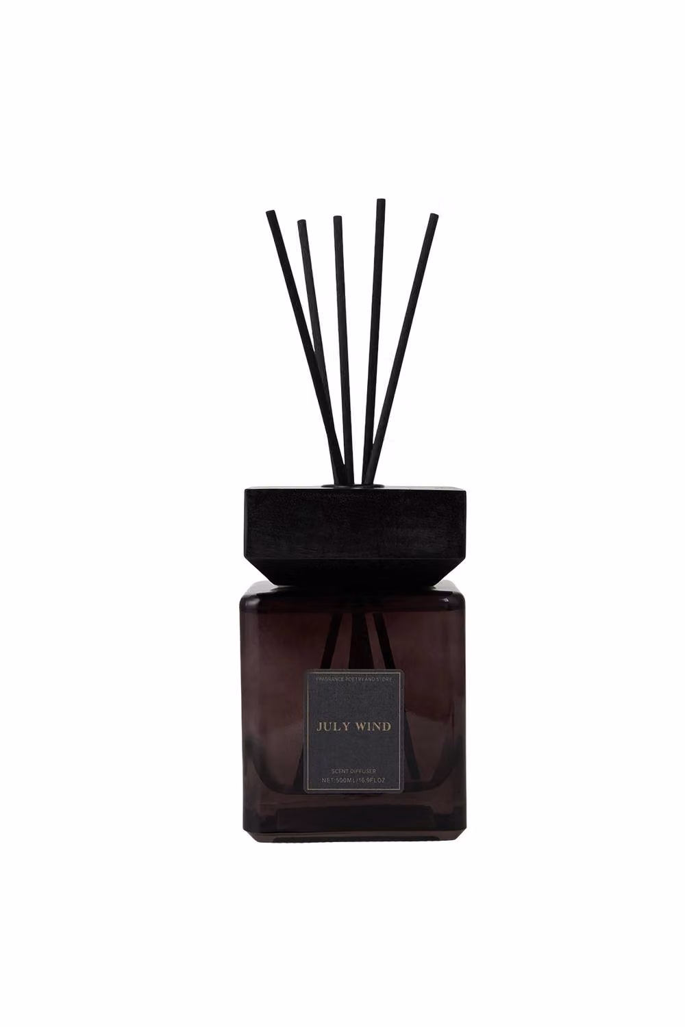 Living and Home Tea Scented Reed Diffuser Set, 500ml, Black – 2