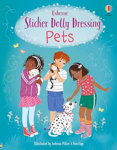 Usborne Sticker Dolly Dressing Pets Multicolour Sticker Book
