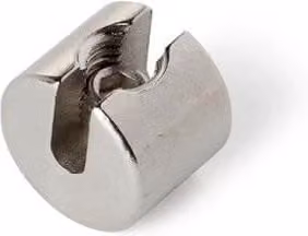 Ecoscape Silver Stainless Steel Balustrade Locking Collar for 3mm Wire
