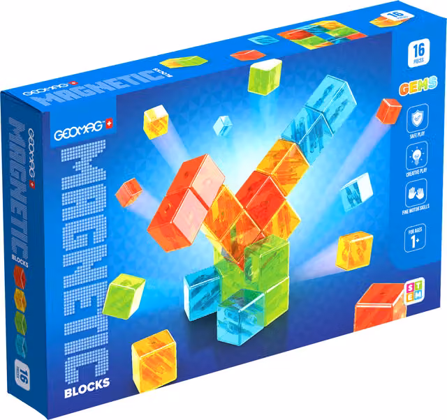 Geomag Multicolour Connecting Blocks for Creative and Sensory Play