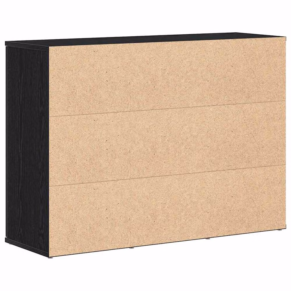 Berkfield Home Black Oak Sideboard, W/D/H: 91 x 29.5 x 65 cm – 4