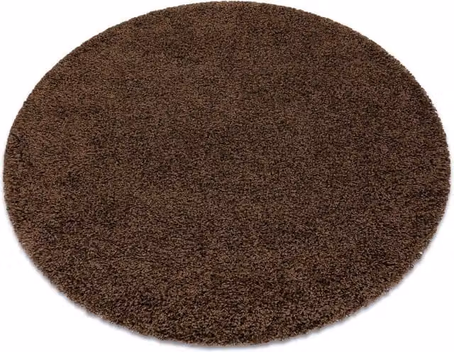 RugsX Soffi Round Brown Polypropylene Rug, Diameter: 160 cm – 1