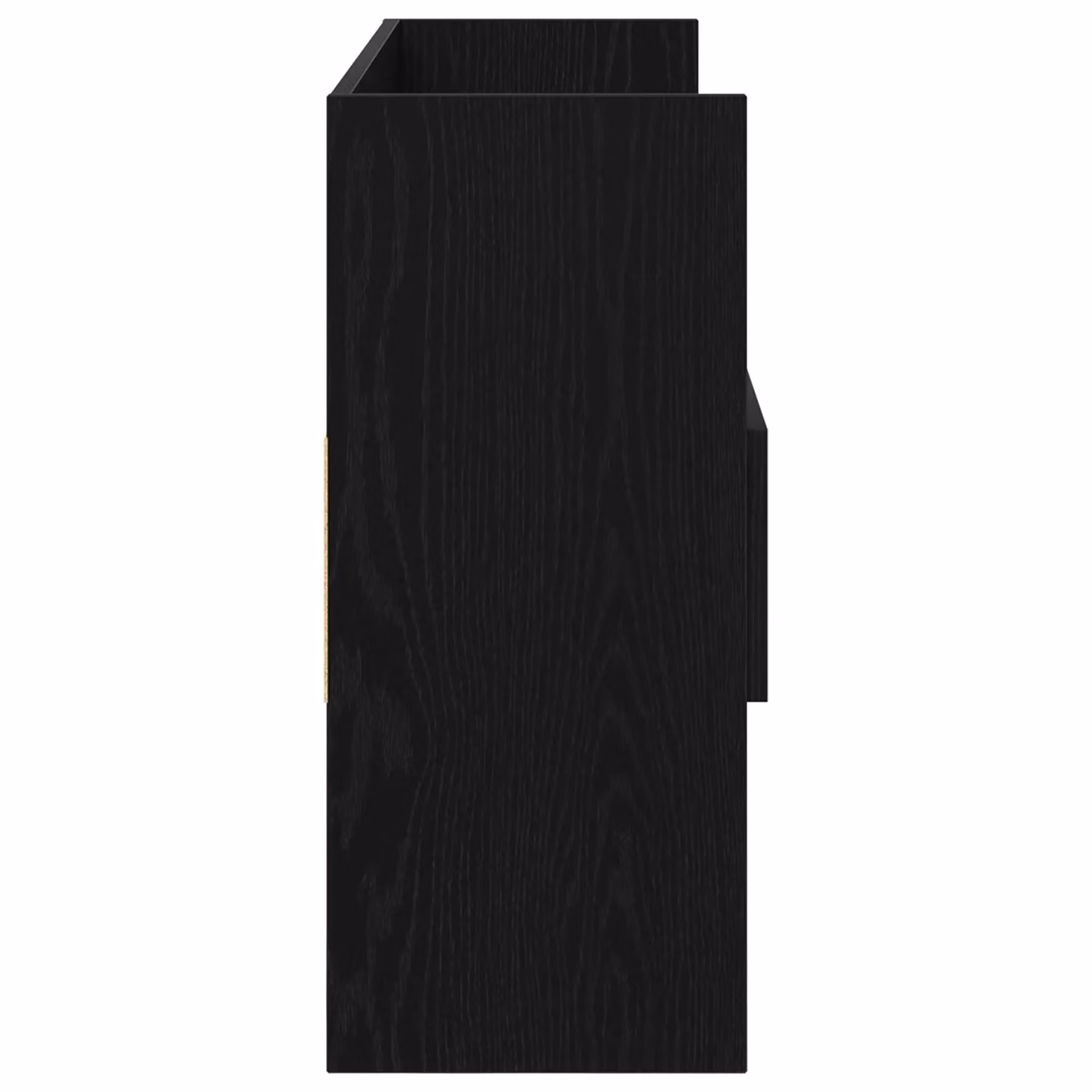 Berkfield Home Black Oak Sideboard in Black Engineered Wood, W/D/H: 105 x 30 x 70 cm – 3