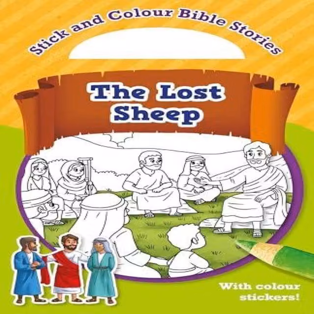 Authentic Media Bible Stories: The Lost Sheep Colour Book