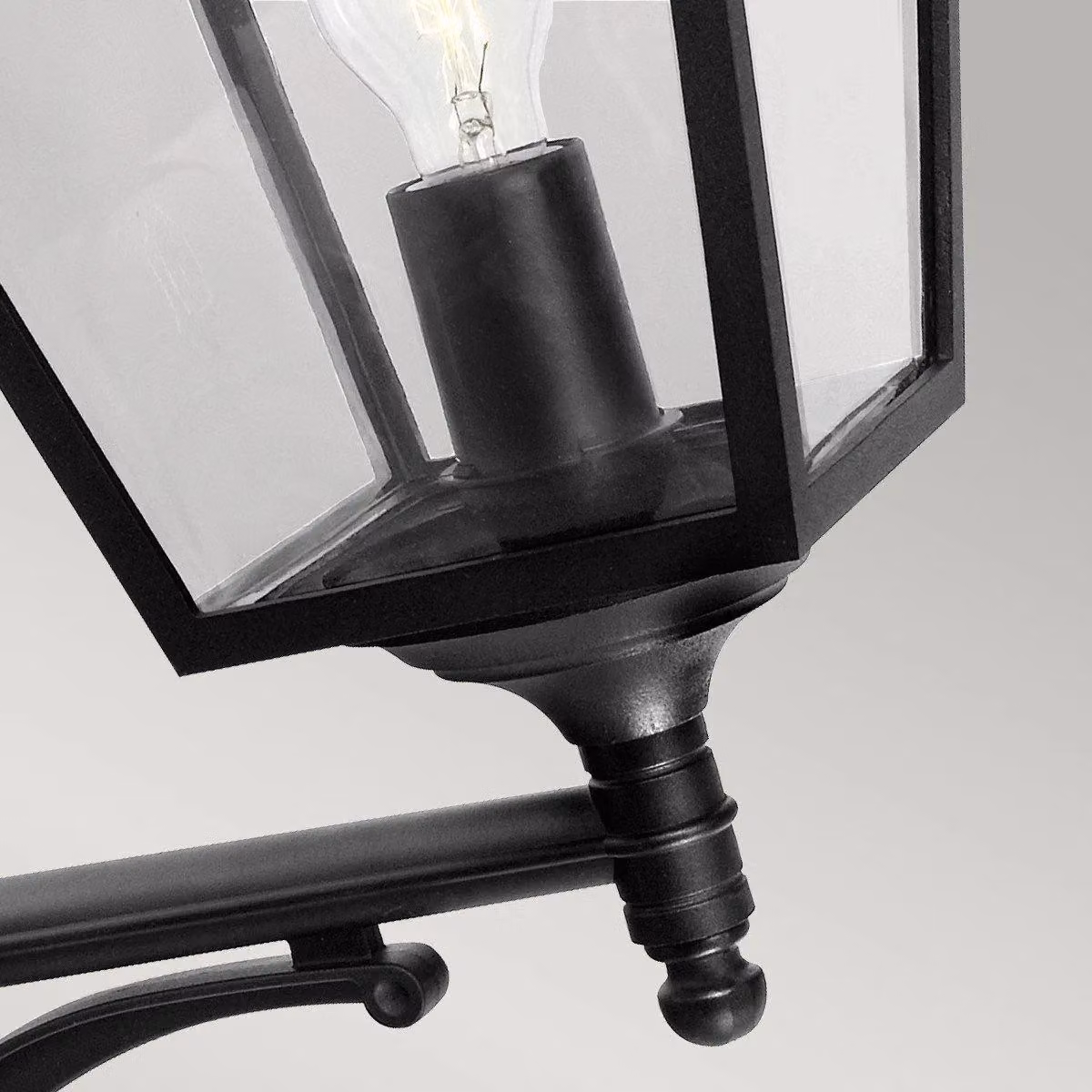 Netlighting Turin Grande Black Outdoor Wall Lantern Light IP54 E27 – 2