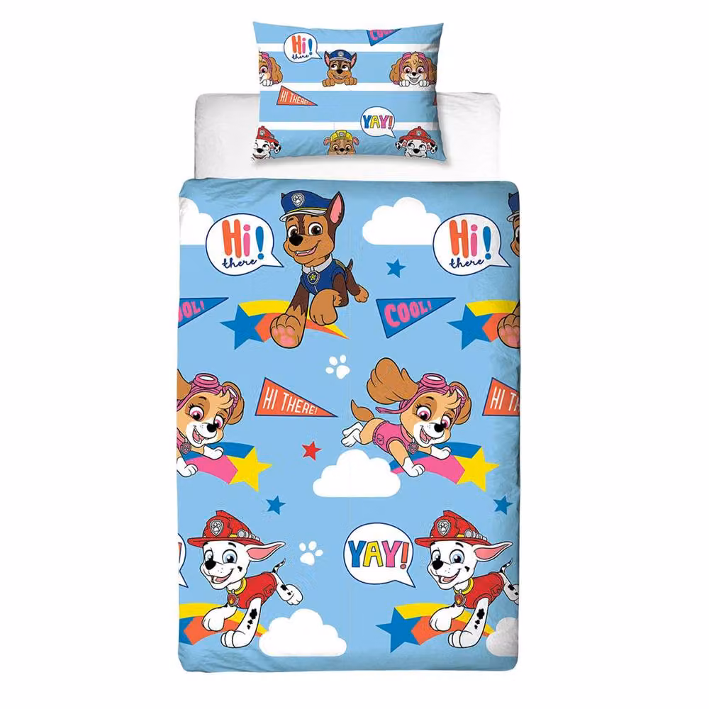 Paw Patrol I'm Cool Reversible Single Duvet Set and Pillowcase, Multicolour, W/D/H: 90 x 200 cm – 2