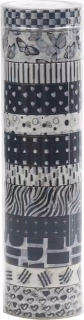 Art Studio Textured Washi Paper Tape in Grey