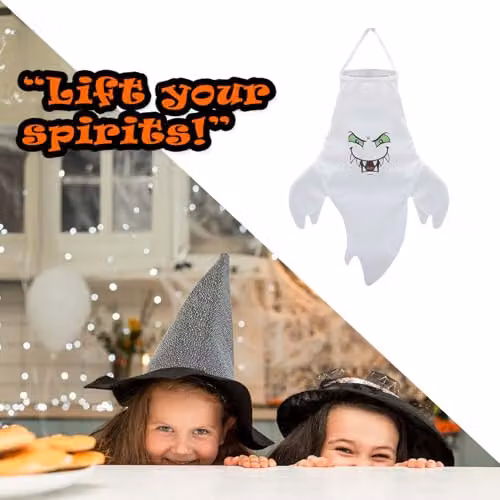 VFM e-Store White Hanging Ghost Decoration for Halloween Parties – 7
