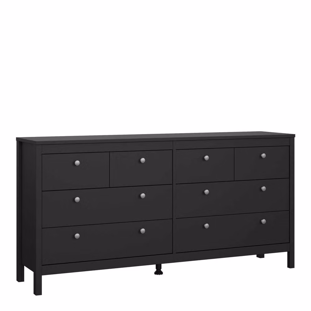 Wyld Haus Gossmere Large 8 Drawer Chest in Matt Black – 2