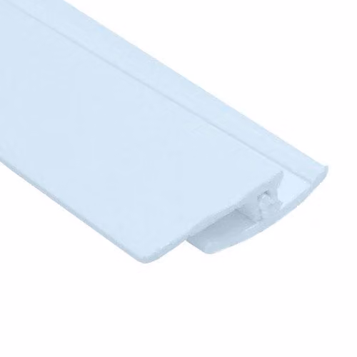 AM Clad Antimicrobial Blue PVC Two Part Vinyl Floor Hygiene Cladding Trim, 3m