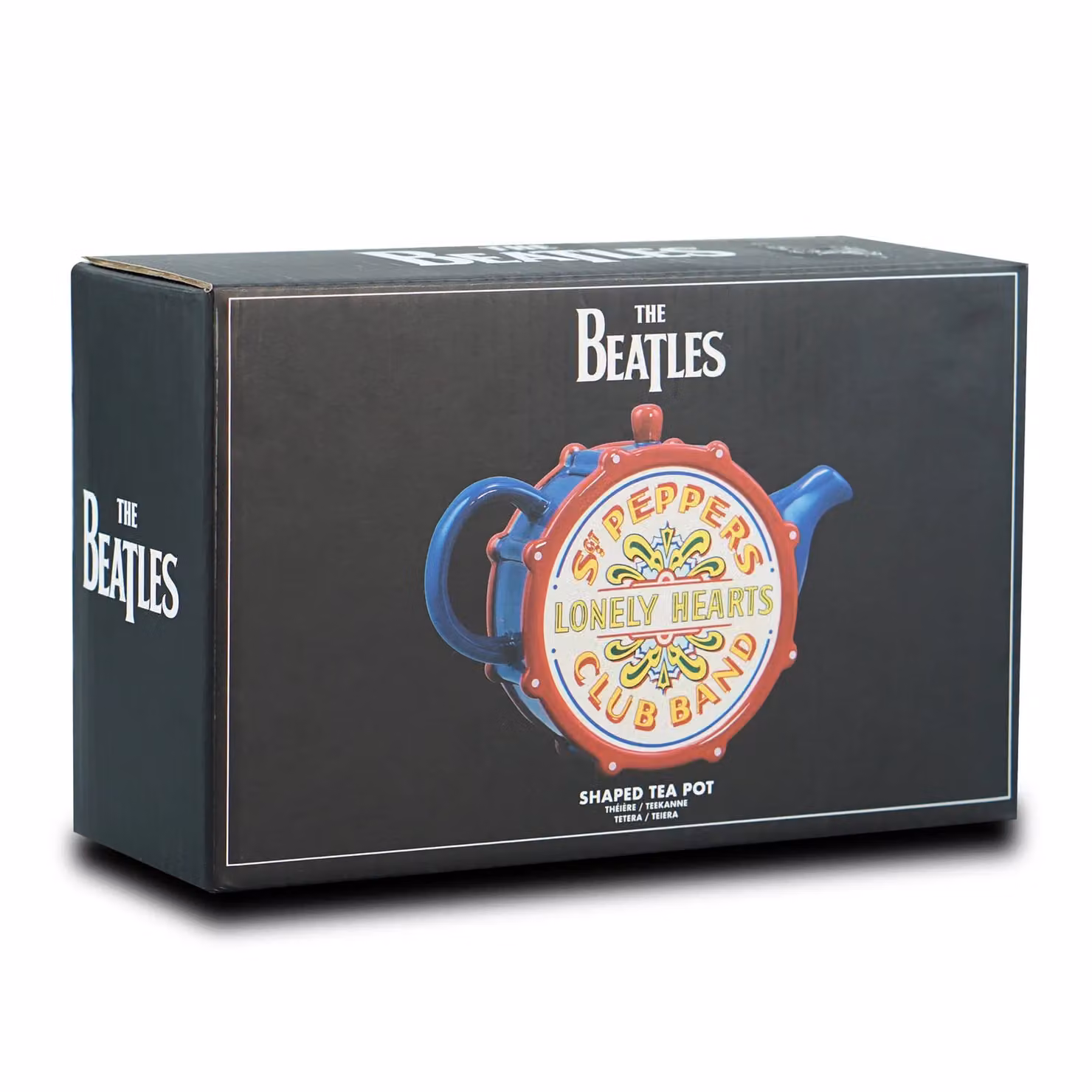 The Beatles Sgt. Pepper Shaped Ceramic Teapot in Blue – 3
