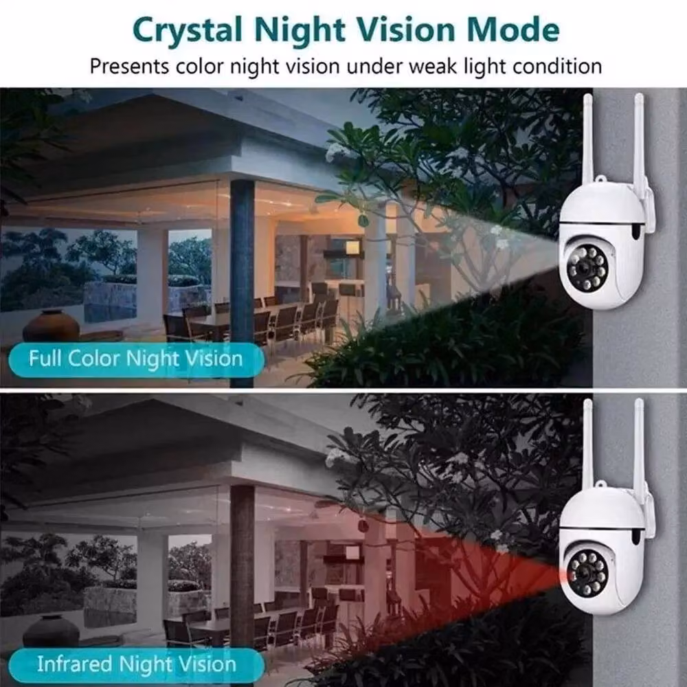 KORVIXA White WiFi Indoor HD PTZ Smart Home Security CCTV Camera with IR – 4