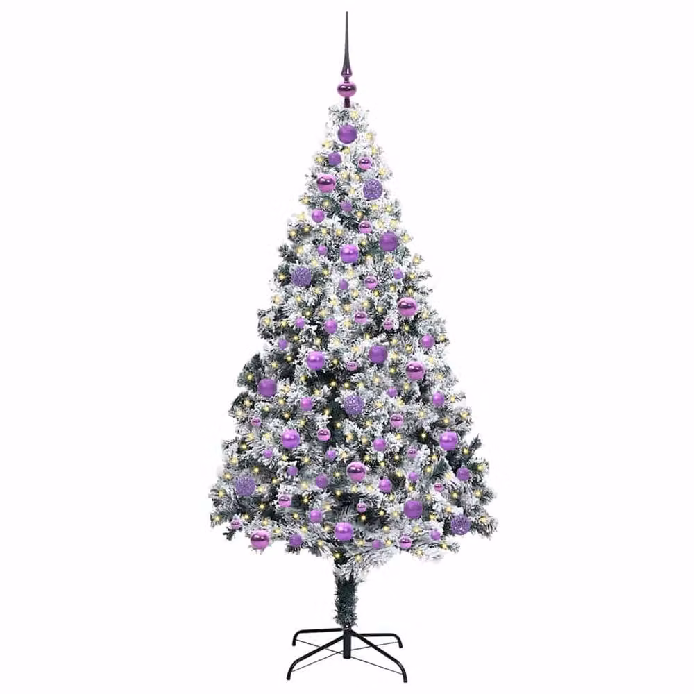 Berkfield Home Artificial Christmas Tree with 300 LEDs in Green, Height: 180 cm – 3