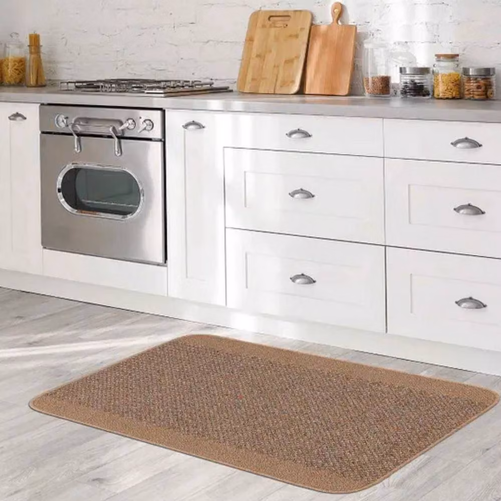 The Rug Shop UK Beige Machine Washable Anti-Slip Rectangular Floor Mat W: 67 cm, L: 200 cm – 2