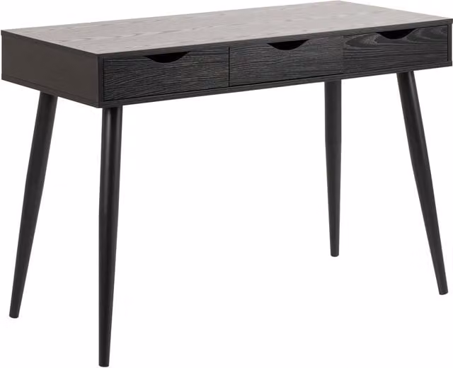 Furniture To Go Neptun Modern Computer Desk in Black and Light Oak