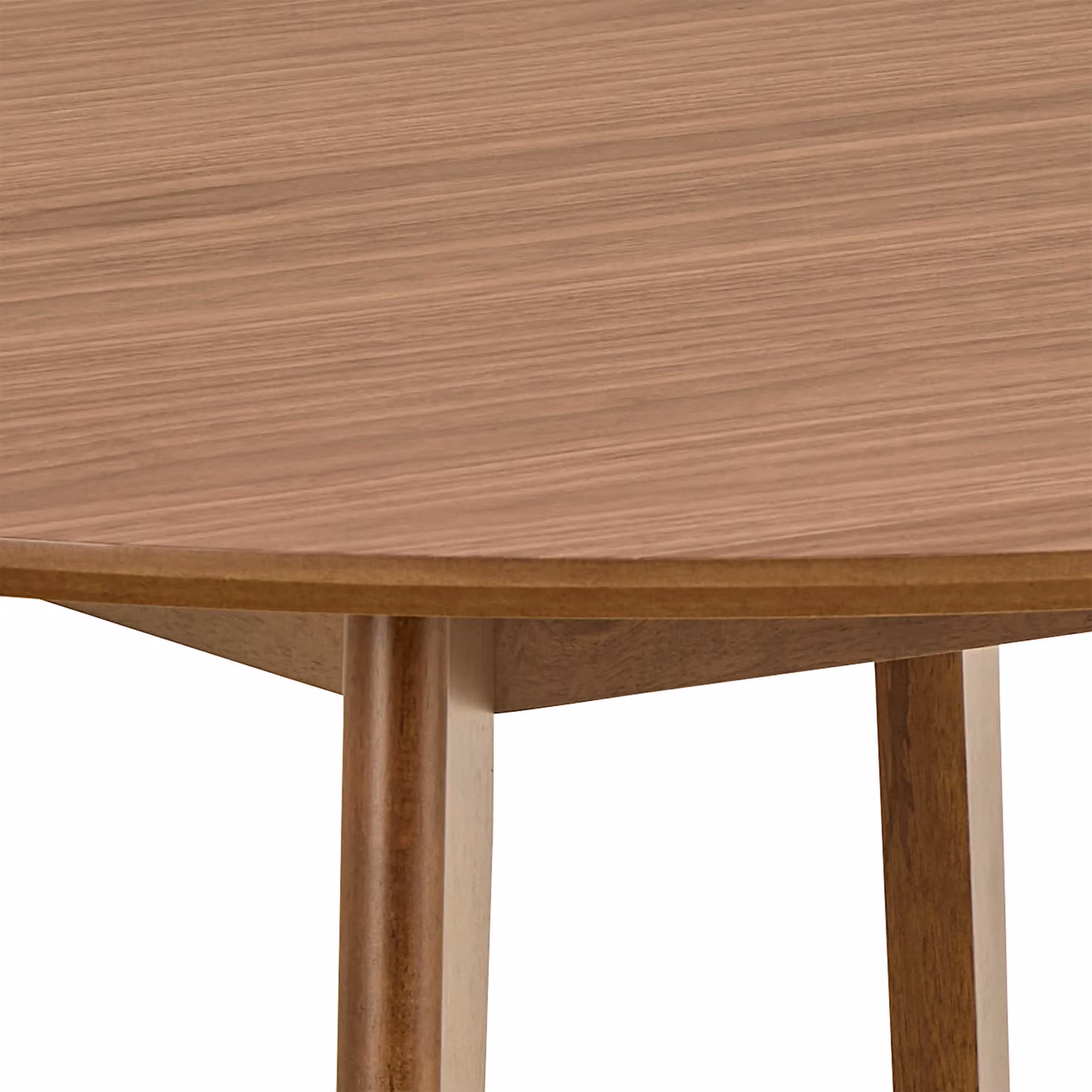 Furniture To Go Roxby Round Dining Table in Walnut, Diameter: 120 cm, Height: 76 cm – 5