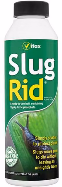 Vitax Slug Rid Organic Pelleted Bait, 300 g, Green