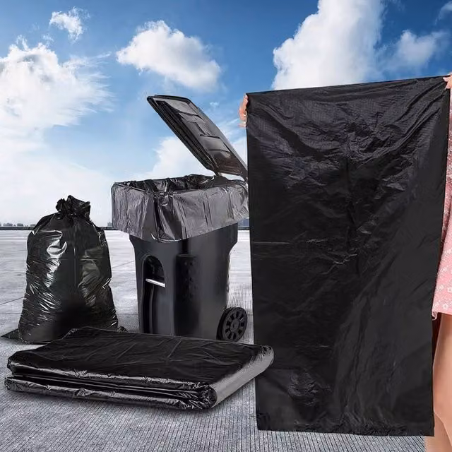 EONLION 20 Pack Strong 240L Black Wheelie Bin Bags, 100 cm – 1