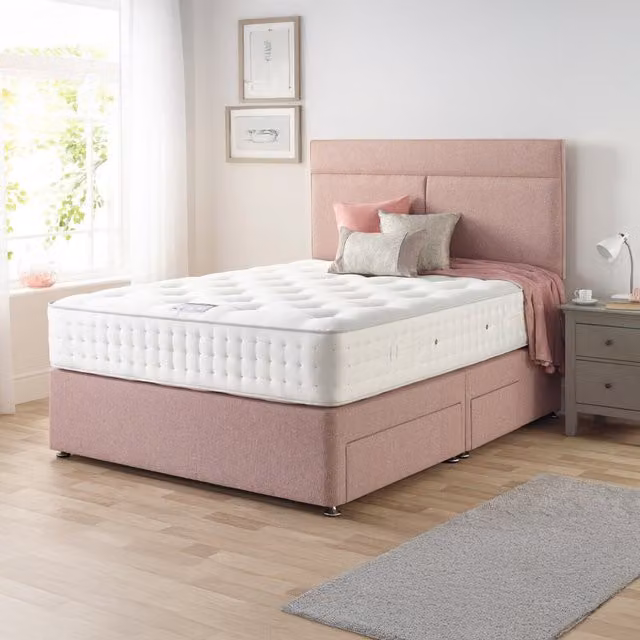 Relyon Prairie 1000 Pocket Mattress, White, W/D/H: 90 x 190 cm