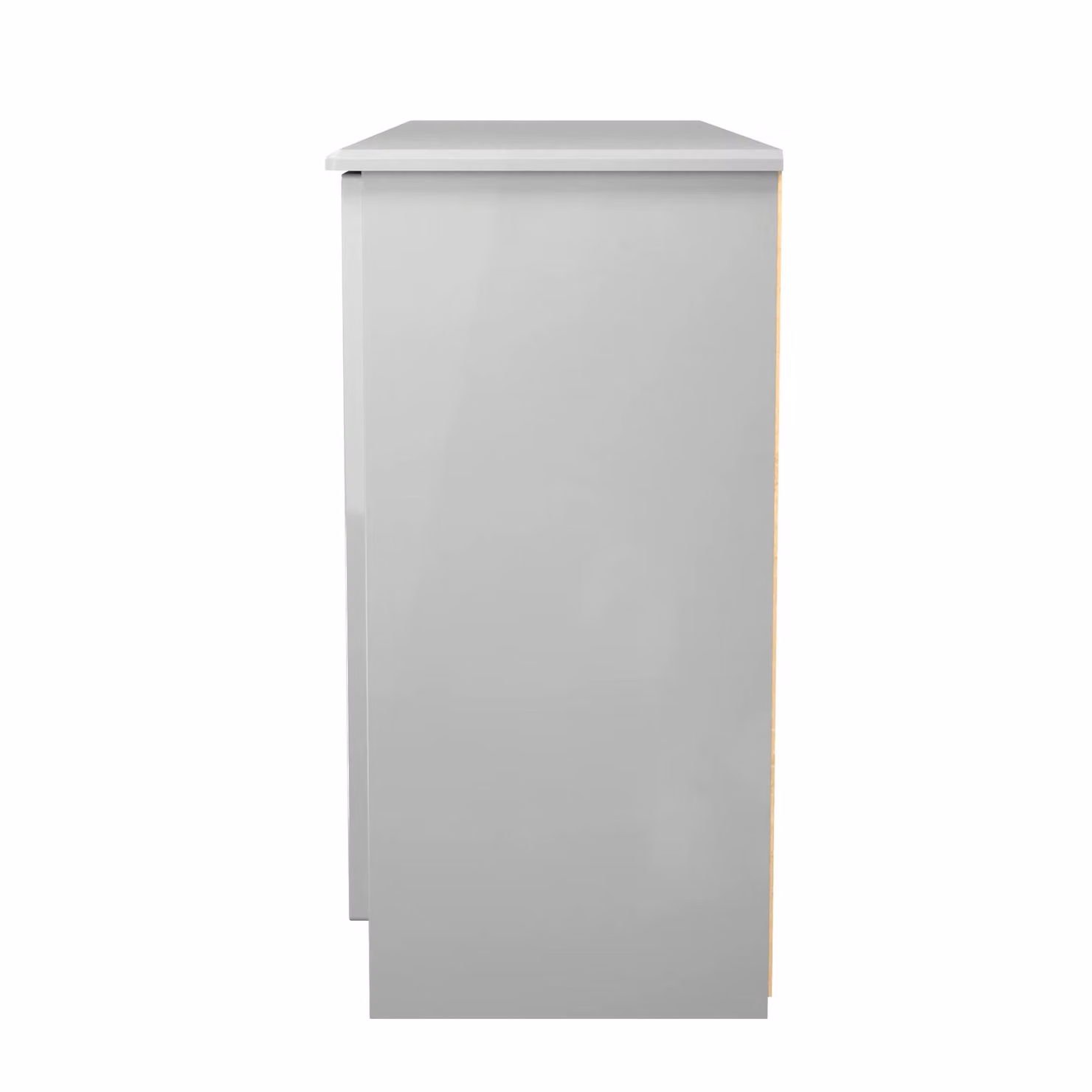 2 U Holborn Ready Assembled 4 Door 1 Drawer Wide Unit in Mid Grey – 2