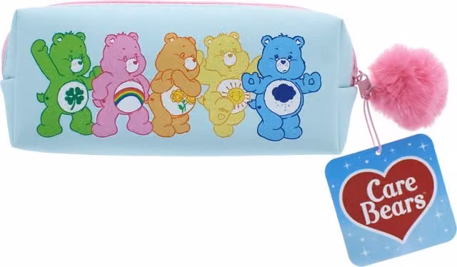 Care Bears Zip Pencil Case in Blue, Pink and Multicolour