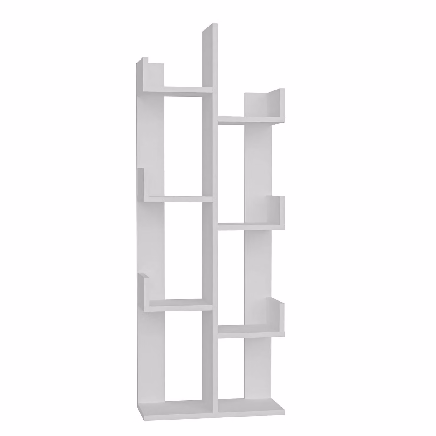 Decorotika Lusia 4-tier Modern White Bookcase Shelving Unit – 2
