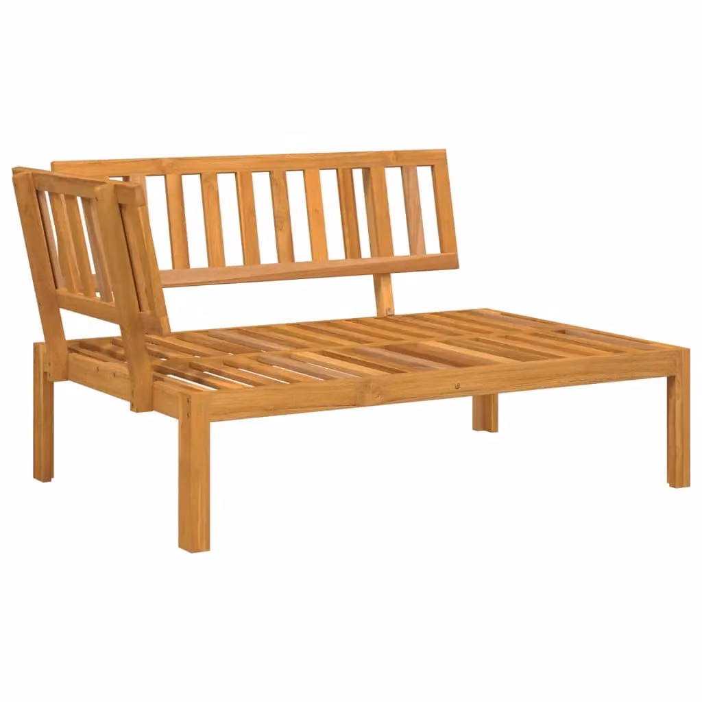 Berkfield Home 5 Piece Garden Pallet Sofa Set with Outdoor Coffee Table in Brown Solid Acacia Wood – 2