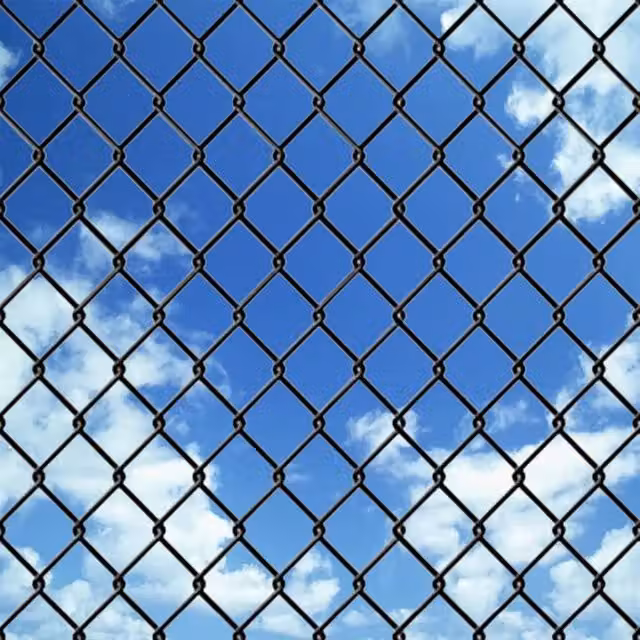 Berkfield Home Grey PVC-Coated Steel Chain Link Fence, 25 x 1.5 m – 1