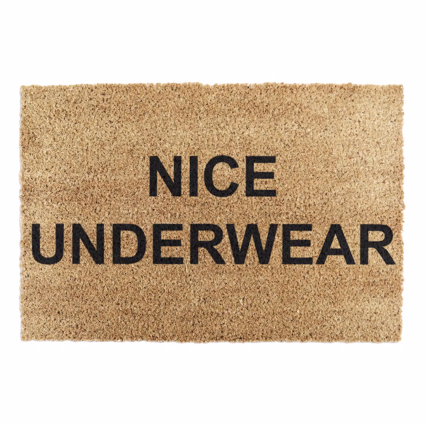 Artsy Mats Nice Underwear Doormat, Black and Brown, W: 60 cm, D: 40 cm – 4