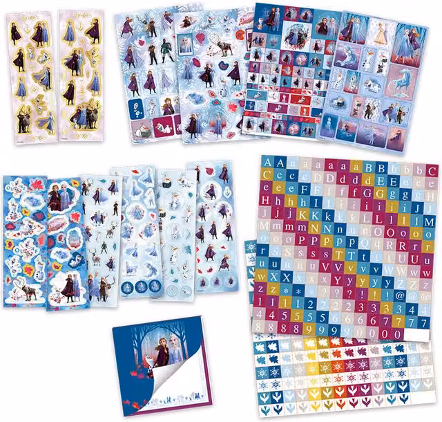 Disney Frozen Sticker Box in Multicolour with Character Motifs