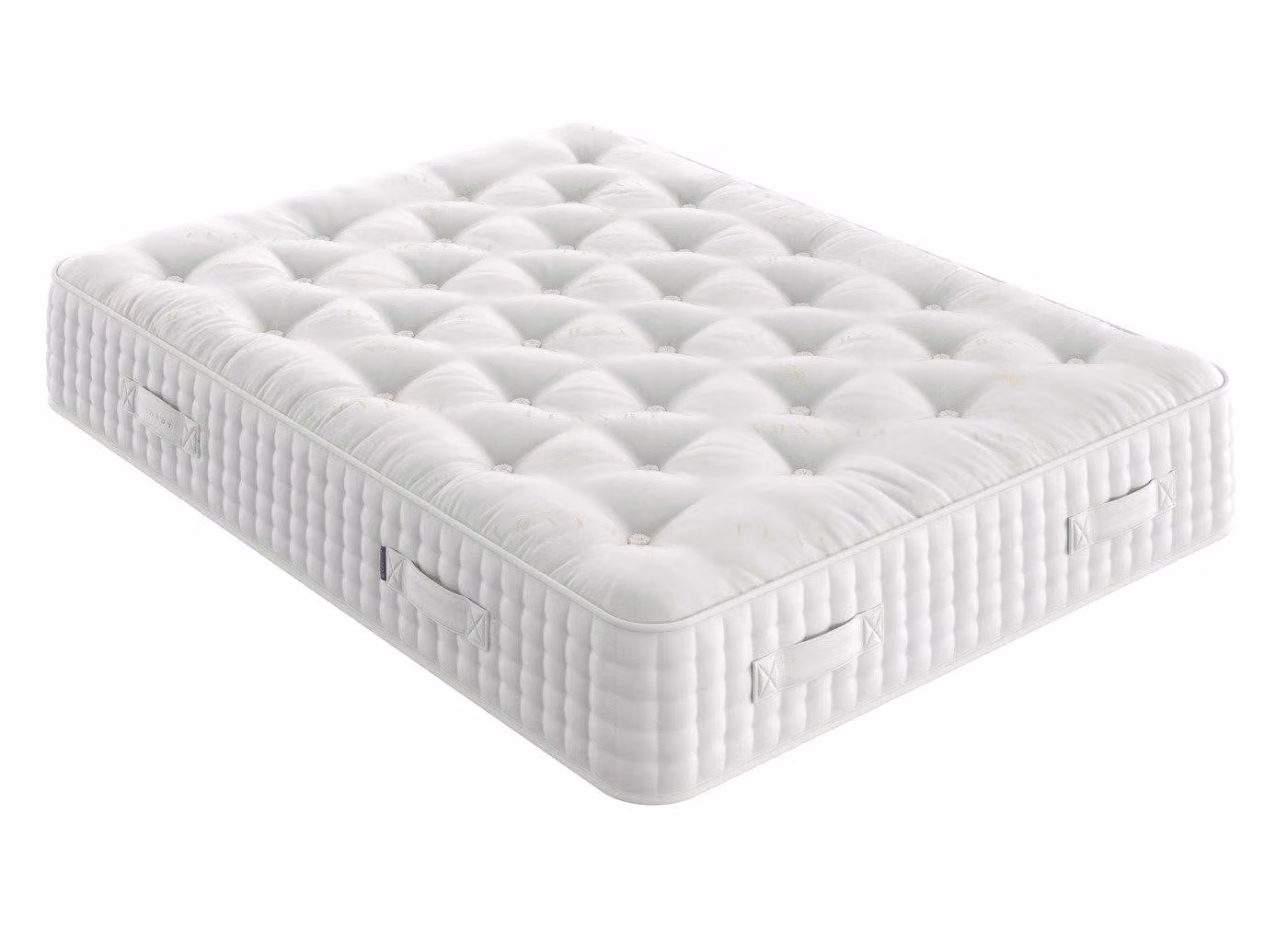 Flaxby Masters Guild 16150 White Hybrid Mattress with Temperature Regulation and Wool, Mohair, Silk and Cashmere Fabric