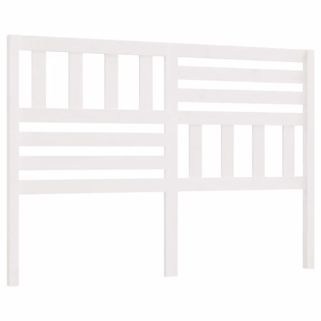 Berkfield Home White Lacquered Solid Pine Bed Headboard W/D/H: 166 x 4 x 100 cm – 2