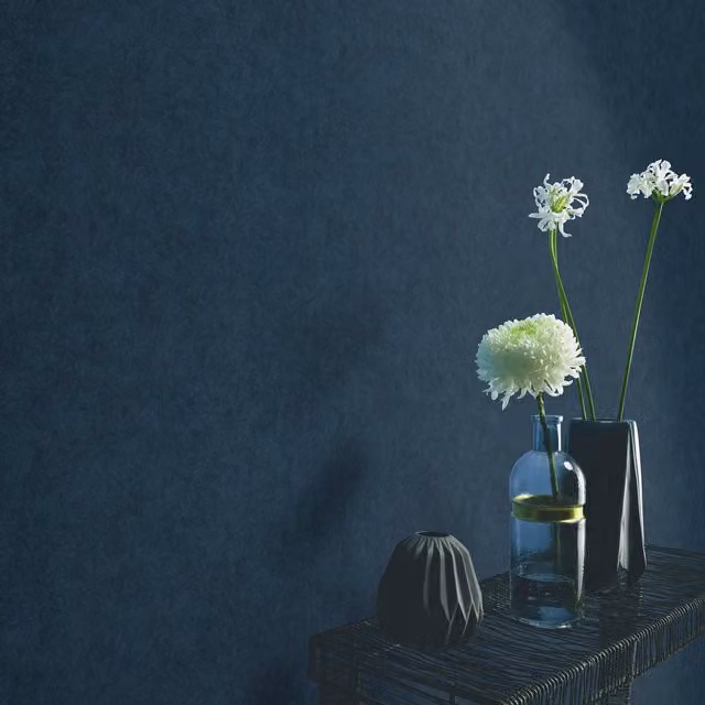 Erismann Blue Abstract Modern Pre-pasted Vinyl and Textile Wallpaper Roll