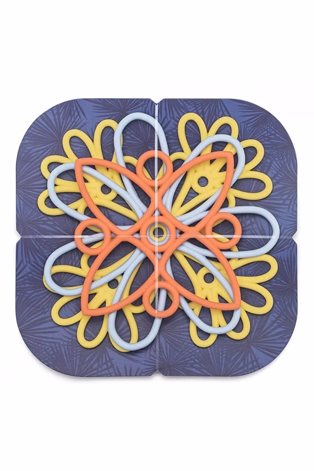 BlissHome Nadiya Hussain Set of 6 Multicolour Silicone Trivets – 2