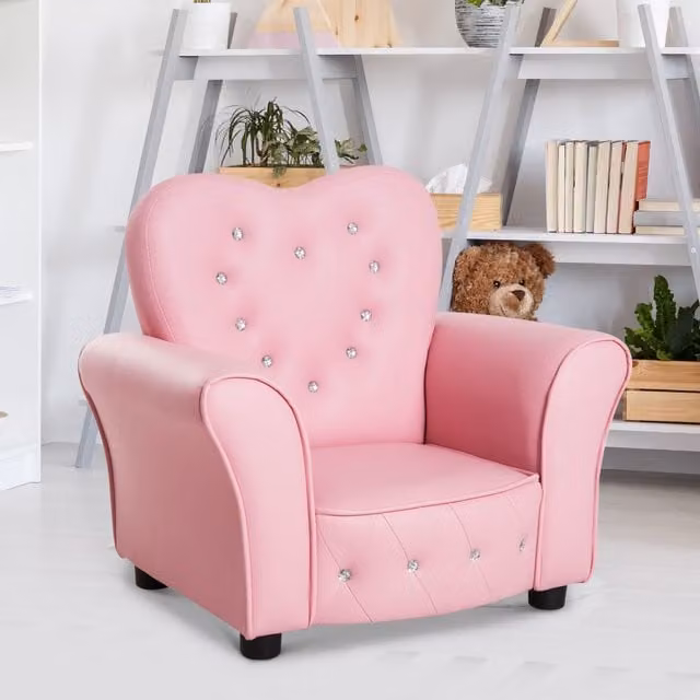 HOMCOM Kids Mini Sofa in Pink