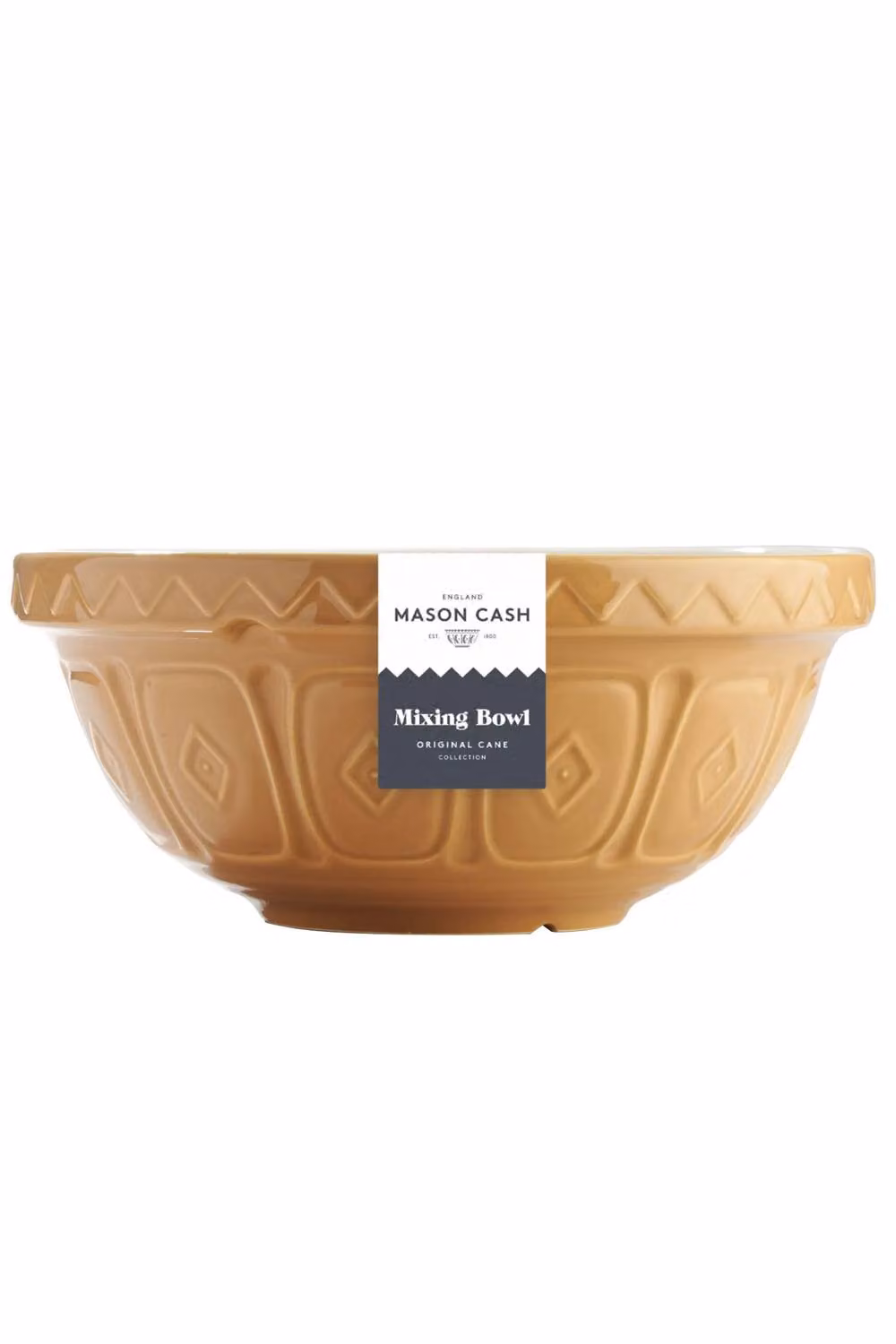 Mason Cash Original Cane S24 Ceramic Mixing Bowl, Beige, Diameter: 24 cm – 2