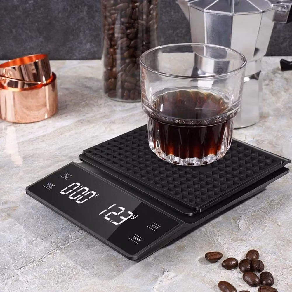 SPETLEK Digital Coffee Scale with Timer and Digital Display in Black – 4
