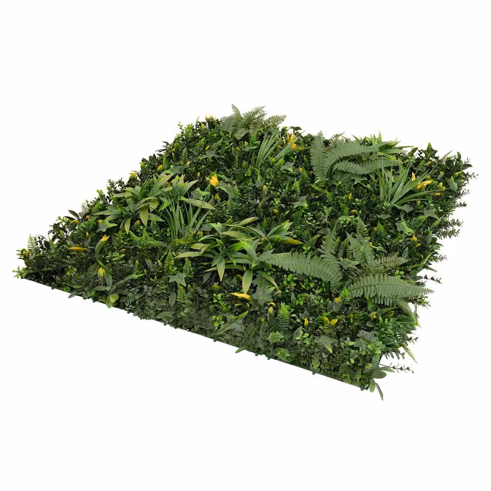 Monstershop Ayla Artificial Wall Tiles, 2 Pack, Green, W: 100 cm, H: 100 cm – 2