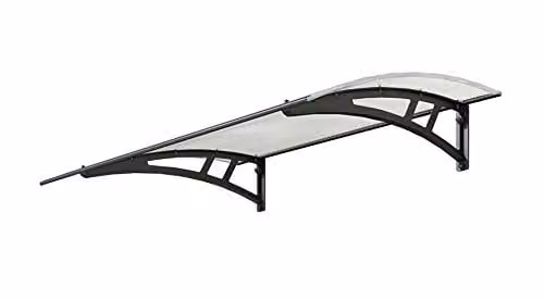Palram Canopia Calisto 1350 Grey Twinwall Door Awning Canopy